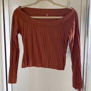 Free people open shoulder top